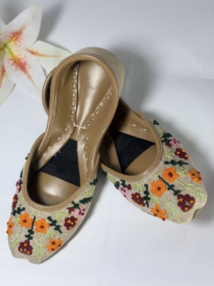 Multi Floral Khussa